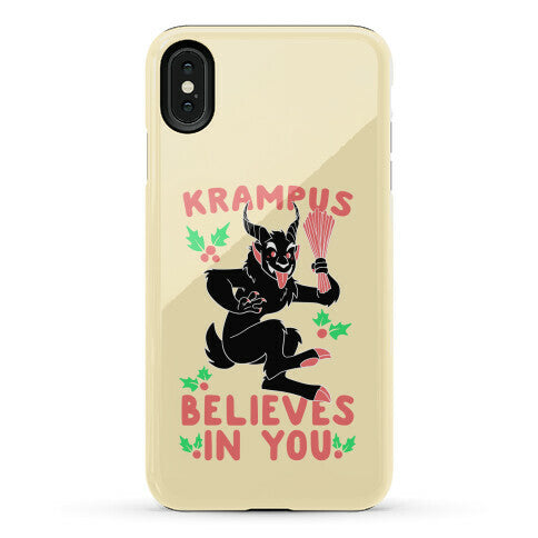 Krampus Believes in You Phone Case